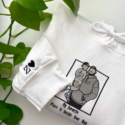 Embroidered Father's Day Sweatshirt