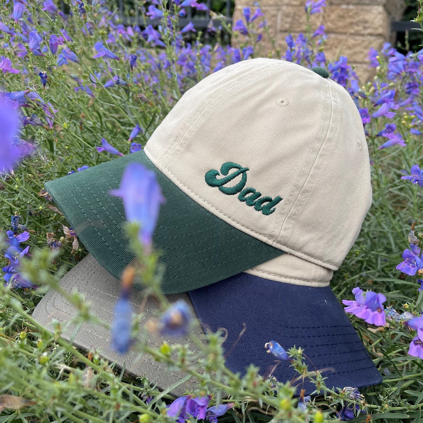 Custom Script Embroidered Dad Hat, Gift For Mom And  Dad