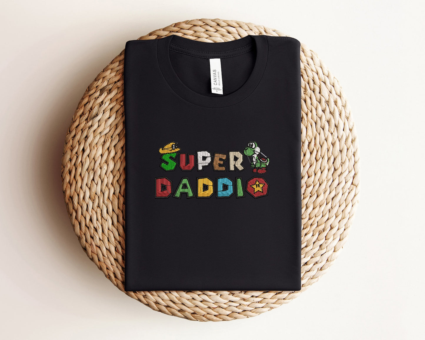 Super Daddio Embroidered Sweatshirt, Father Day Gift, Gift For Gamer