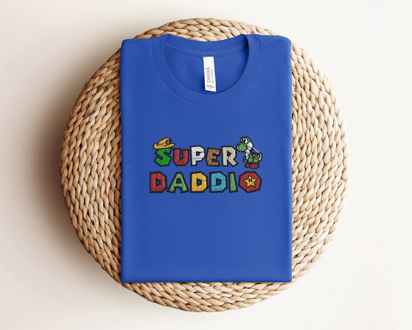 Super Daddio Embroidered Sweatshirt, Father Day Gift, Gift For Gamer