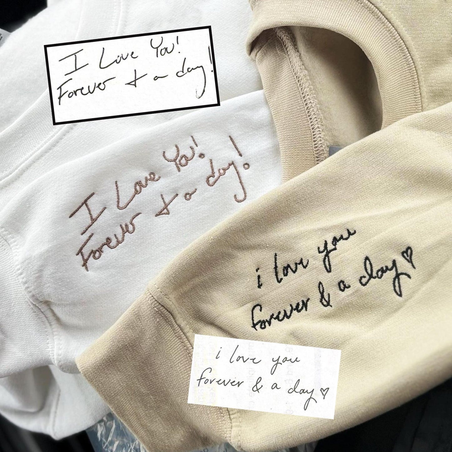 Father Day Gifts For Dad - Custom Your Handwriting Sweatshirt