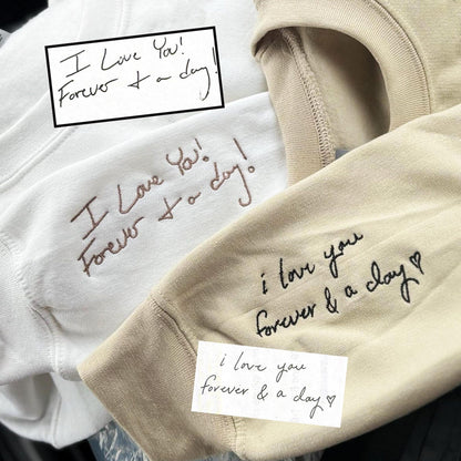 Father Day Gifts For Dad - Custom Your Handwriting Sweatshirt