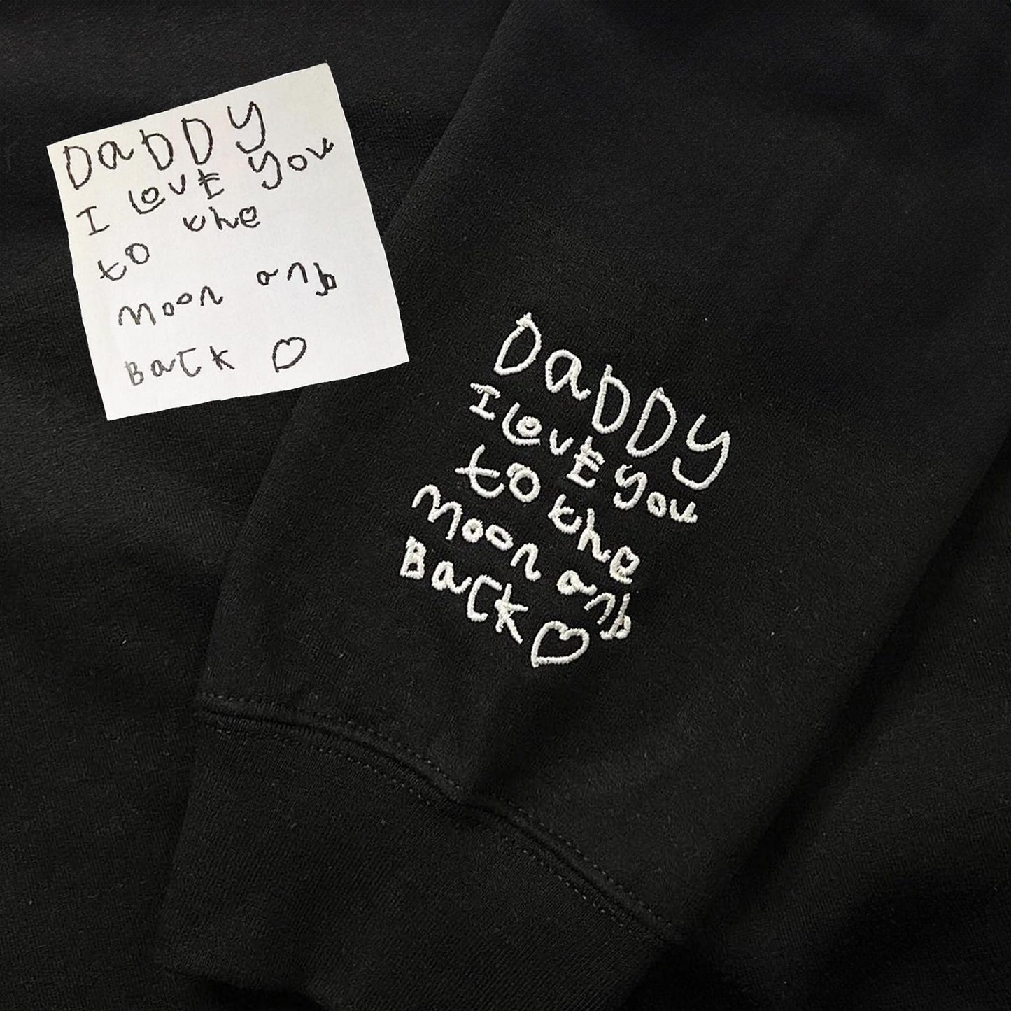 Father Day Gifts For Dad - Custom Your Handwriting Sweatshirt