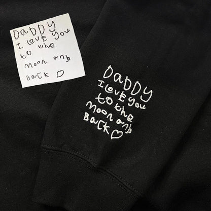 Father Day Gifts For Dad - Custom Your Handwriting Sweatshirt