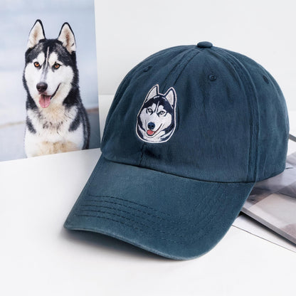 Custom Pet Embroidered Hat, Gift For Pet Parents