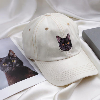 Personalized Cat And Dog Portrait Hat, Gift For Pet Lovers