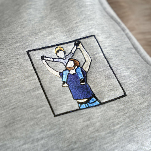Custom Portrait Sweatshirt, Father's Day Gift, Gift For Dad