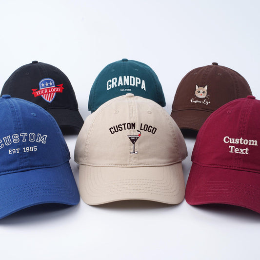 Custom Embroidered Hat, Cap For Dad, Father's Day Gift