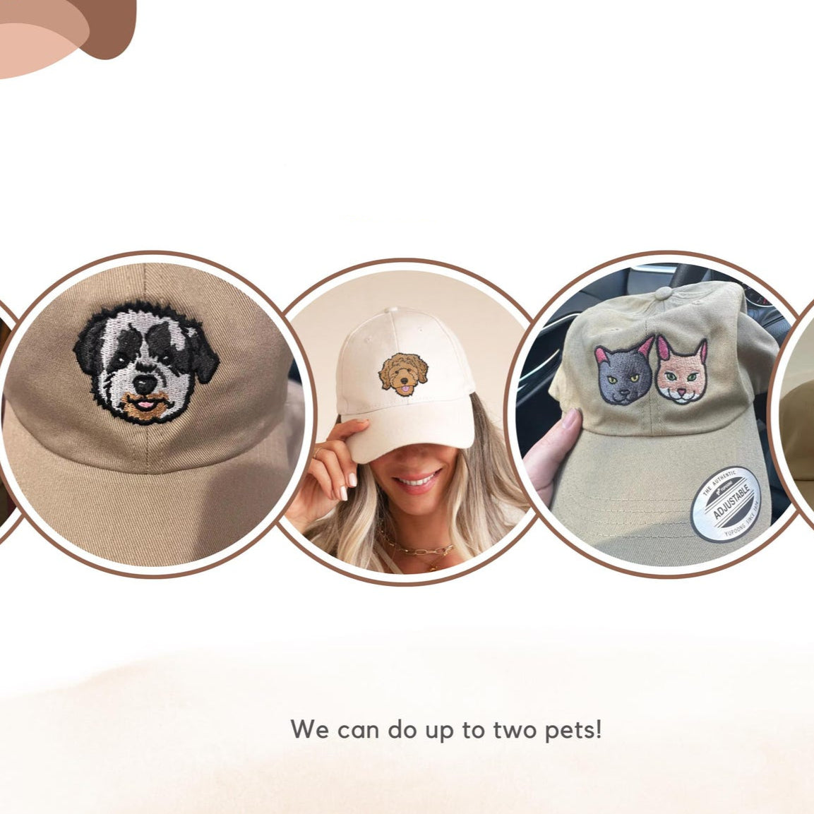 Premium Custom Embroidered Pet Hat, Gift For Dog Dad
