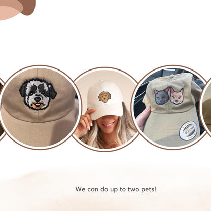Premium Custom Embroidered Pet Hat, Gift For Dog Dad