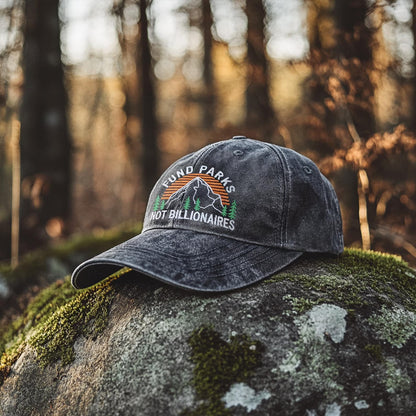 Embroidered Fund Parks Not Billionaires hat