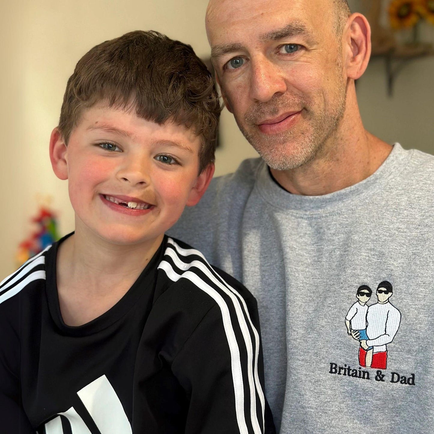 Embroidered Father's Day Sweatshirt