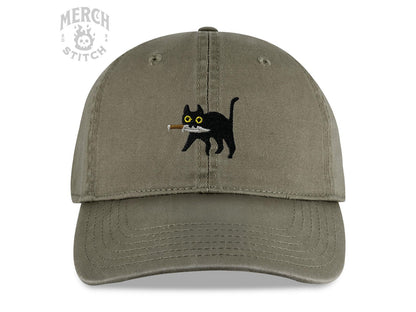 Funny Cat Embroidery Hat, Gift For Pet Parents