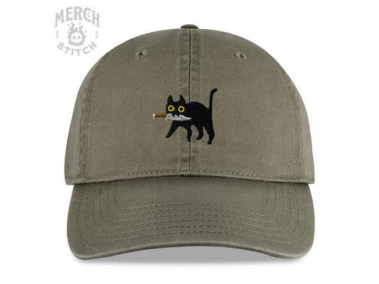Funny Cat Embroidery Hat, Gift For Pet Parents