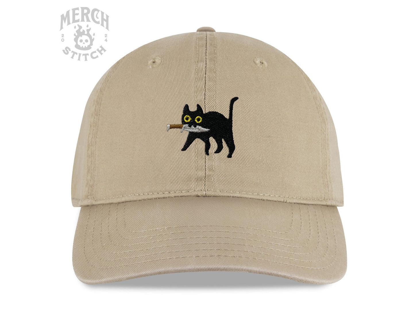 Funny Cat Embroidery Hat, Gift For Pet Parents