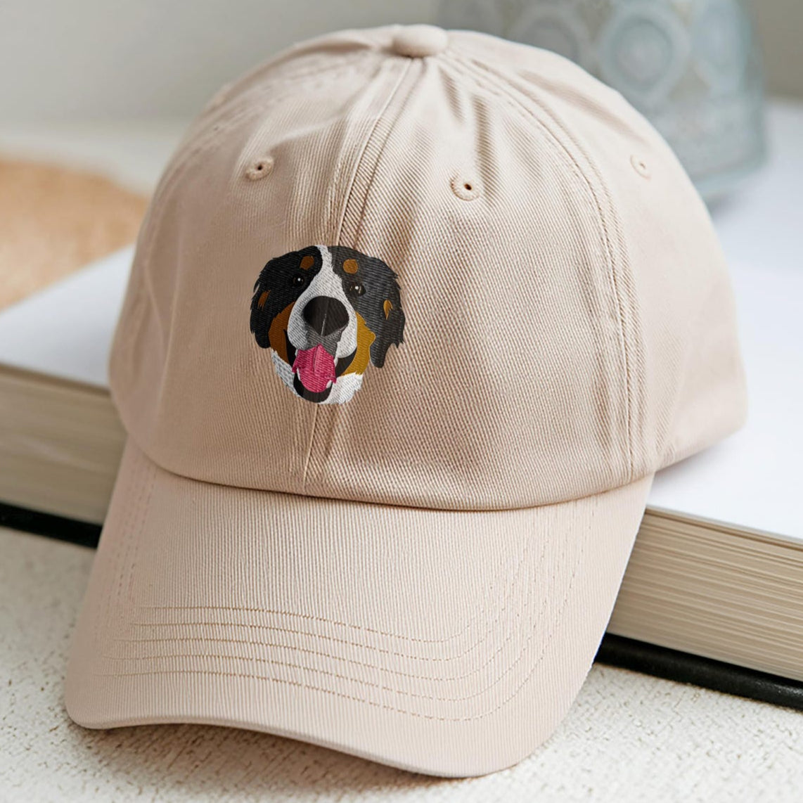 Premium Custom Embroidered Pet Hat, Gift For Dog Dad