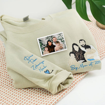 Embroidered Father's Day Sweatshirt