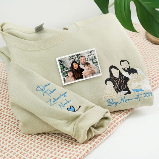 Embroidered Father's Day Sweatshirt