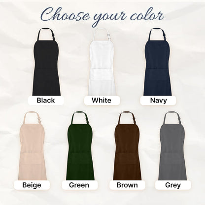 Custom Pet Embroidered Apron, Dog Mom Apron