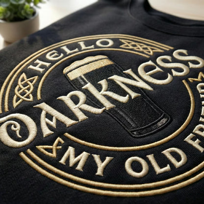 Hello Darkness My Old Friend Beer Sweatshirt