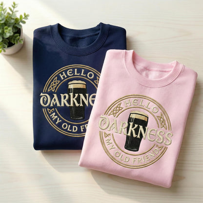 Hello Darkness My Old Friend Beer Sweatshirt