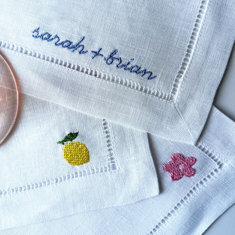 Personalized Wedding Napkin, Custom Cocktail Napkins, Wedding Favor