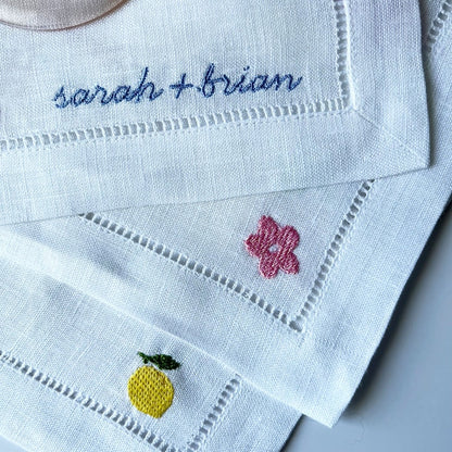 Personalized Wedding Napkin, Custom Cocktail Napkins, Wedding Favor