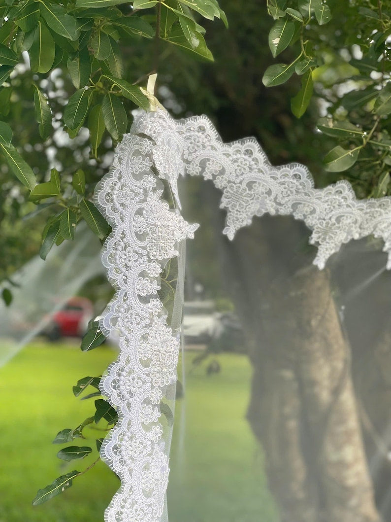 Custom Sheer Wedding Sign, Wedding Backdrop, Voile Wedding Banner, Organza Wedding Sign