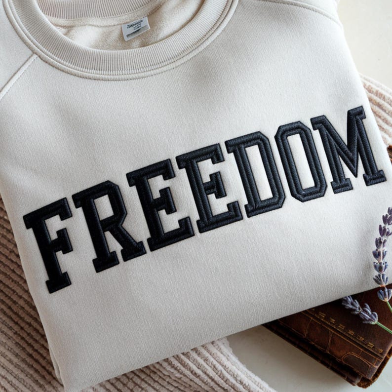 Charlie Kirk Freedom Embroidered Shirt, Conservative Apparel