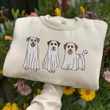 Custom Embroidered Halloween Pet Oversize Sweatshirt
