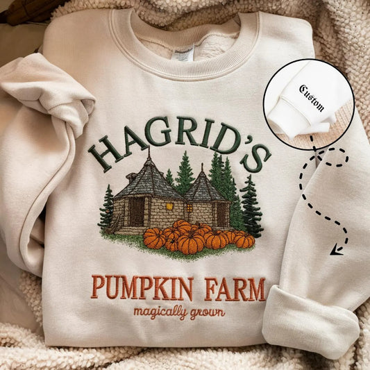 Gentle Giant Wizard Pumpkin Farm Magically Grown Sweatshirt, Fall Sweatshirt, Spooky Season