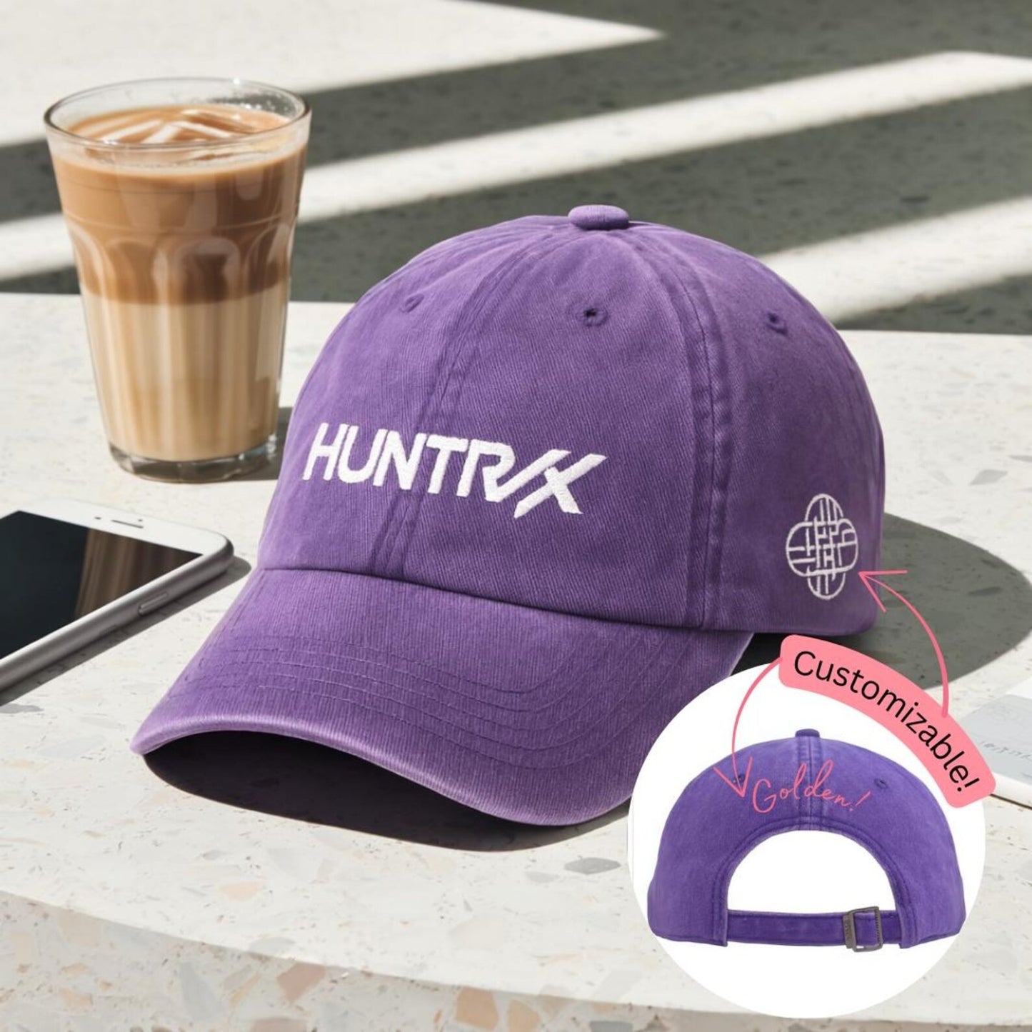Kpop Demon Hunters Cap, Huntryx Girl Group Cap, Anime Fan Gift, Rumi, Mira, Zoey, Y2K Baseball Aesthetic Gift