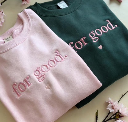 Embroidered For Good Wicked Sweatshirt, A Wizard Of Oz Tee