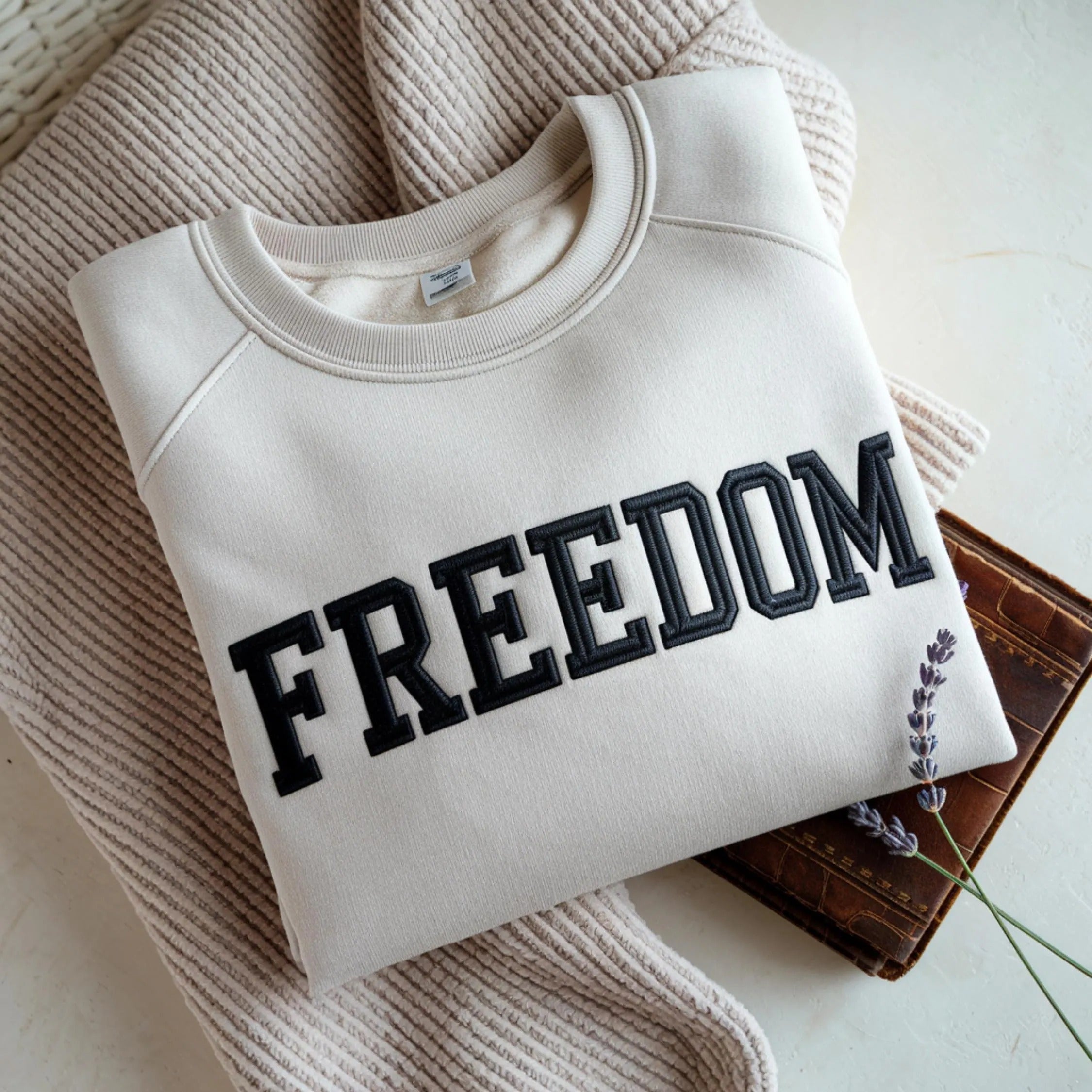 Pray For Charlie Kirk Embroidered Sweatshirt,  Patriotic Sweatshirt, Political Sweatshirt, Christian Apparel Gift