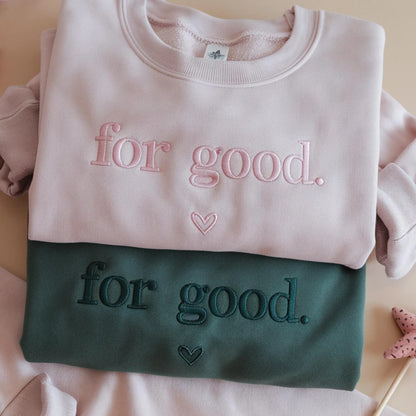 Embroidered Wicked Sweatshirt, Changed For Good Oz Sweatshirt