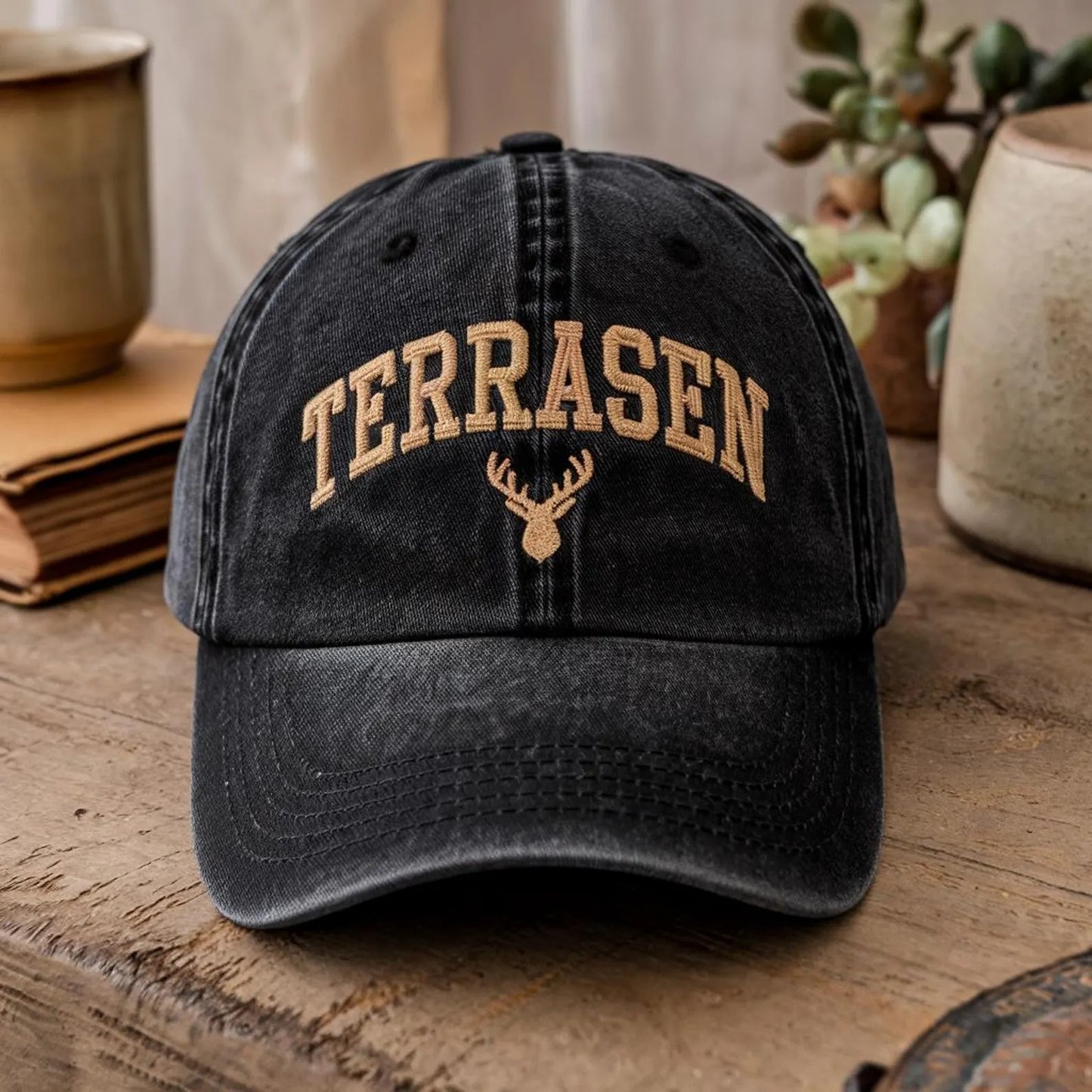 Terrasen Embroidered Dad Cap, Throne Of Glass Cap, Fantasy Reader Gift, Book Lover Hat