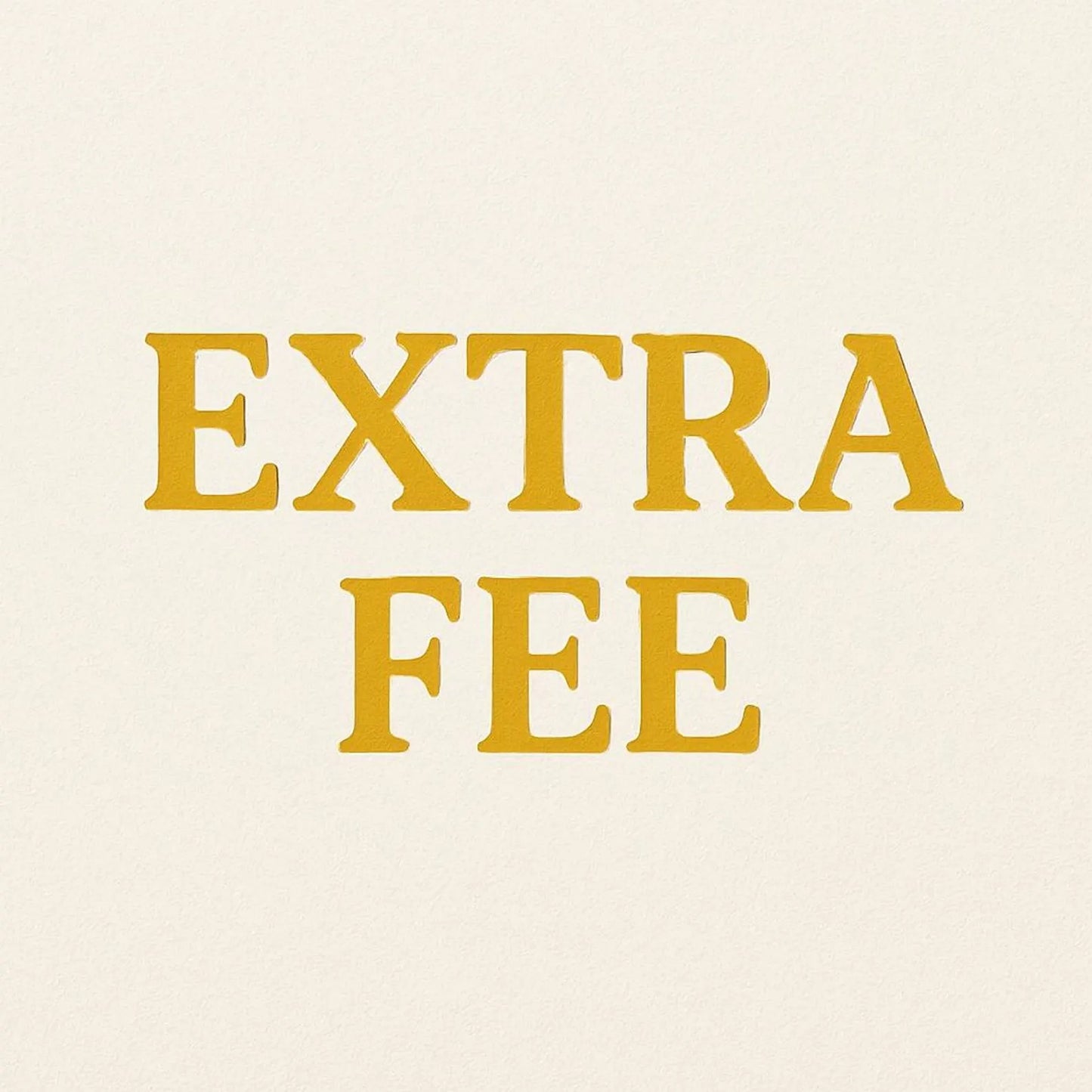 Extra fee