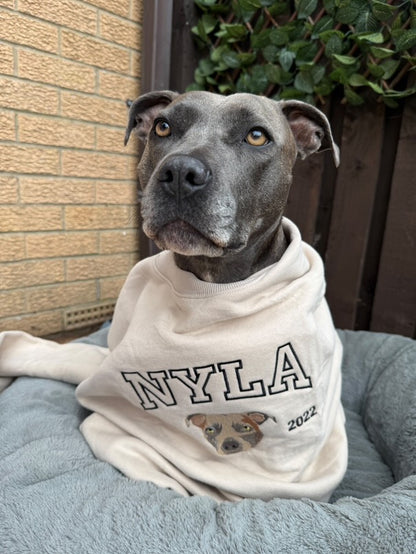 Personalized Pet Embroidred Sweatshirt