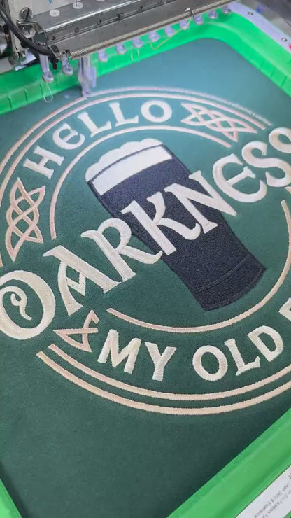Hello Darkness My Old Friend Beer Sweatshirt