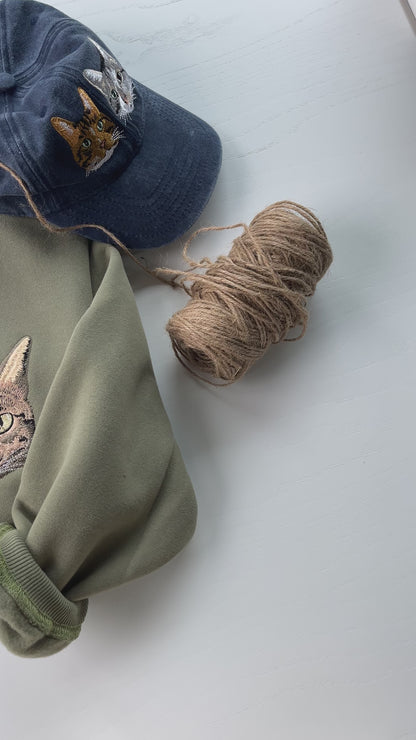 Custom Pet Embroidered Sweatshirt With Name