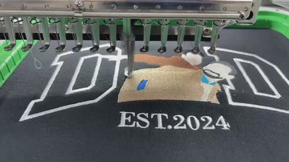 Embroidered Custom Portrait from Photo Sweatshirt